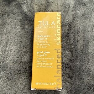NIB .35oz Tula Gold Glow Cooling & Brightening Eye Balm